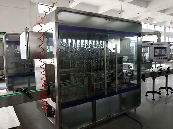 星格為青島客戶量身定做牛肉醬灌裝真空旋蓋線(圖3)