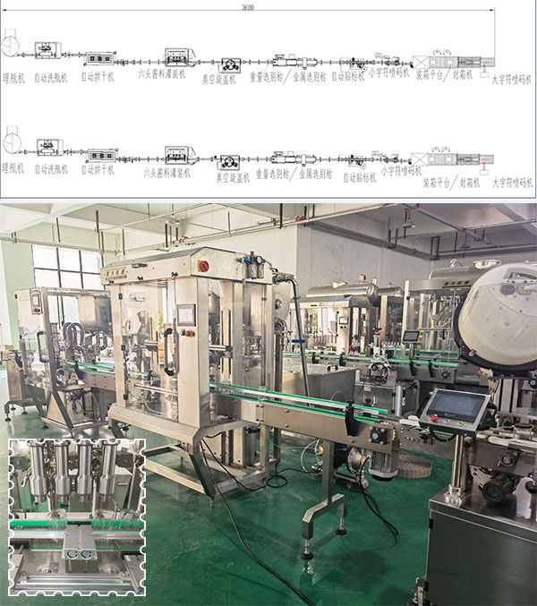 黑胡椒醬料灌裝加工生產(chǎn)線框架設(shè)計原理(圖1)