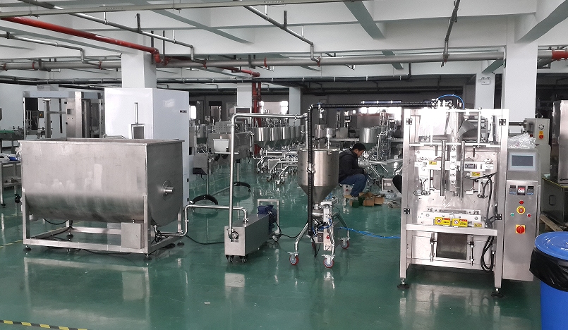 全套自動化香菇醬包裝機械達到生產的高效率、機械化、自動化(圖3)